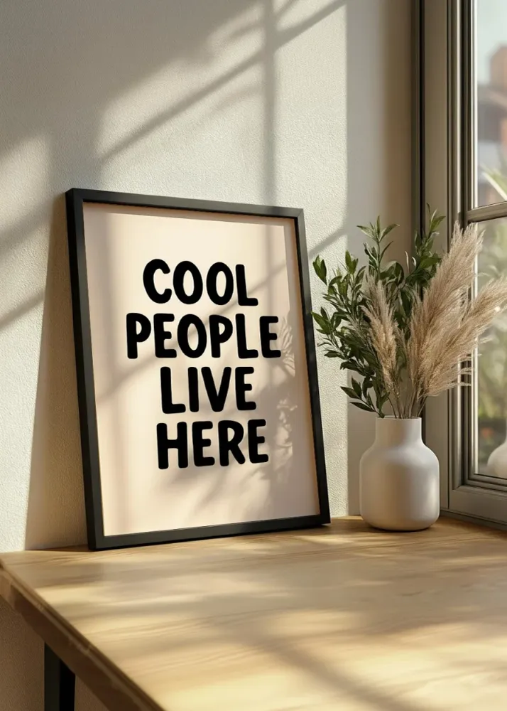 Cool people live here Fine Artic