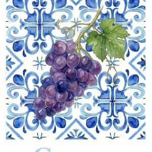 Cuadro de cocina - Uvas Fine Artic