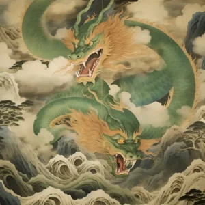Dragón japonés Fine Artic