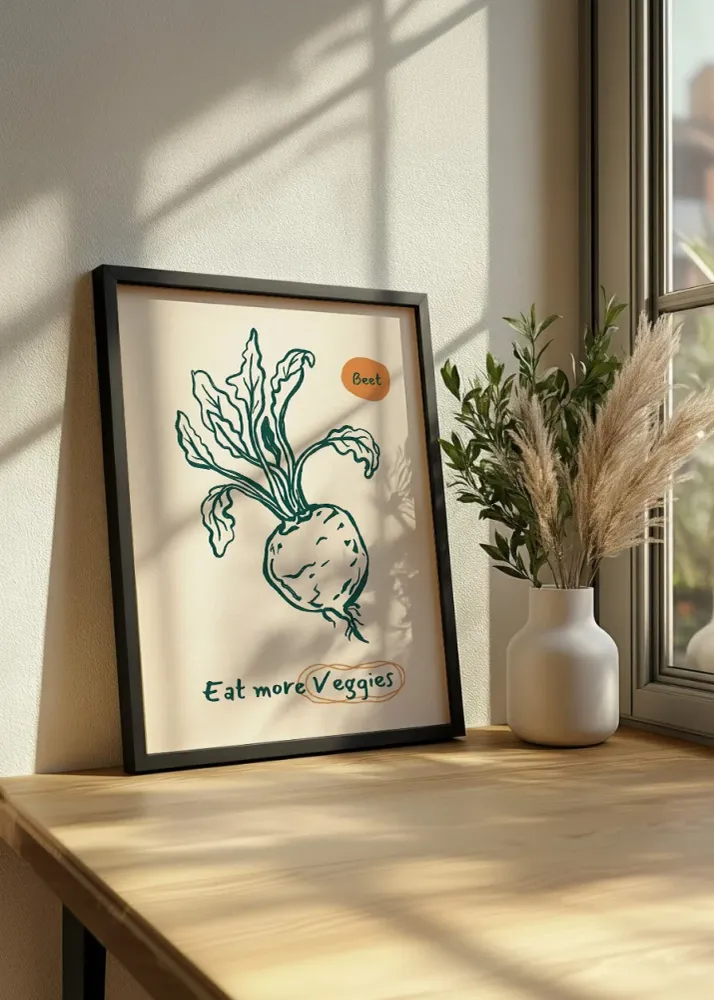 Eat more veggies - Decoración de cocina Fine Artic