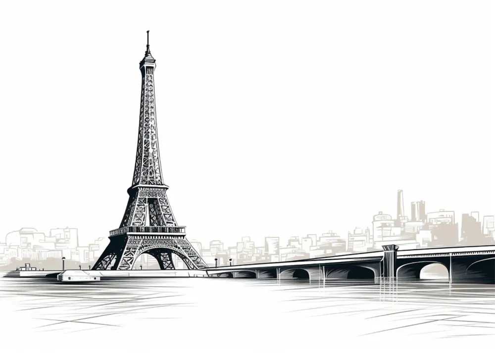 Si Eiffel tuviera puente Fine Artic