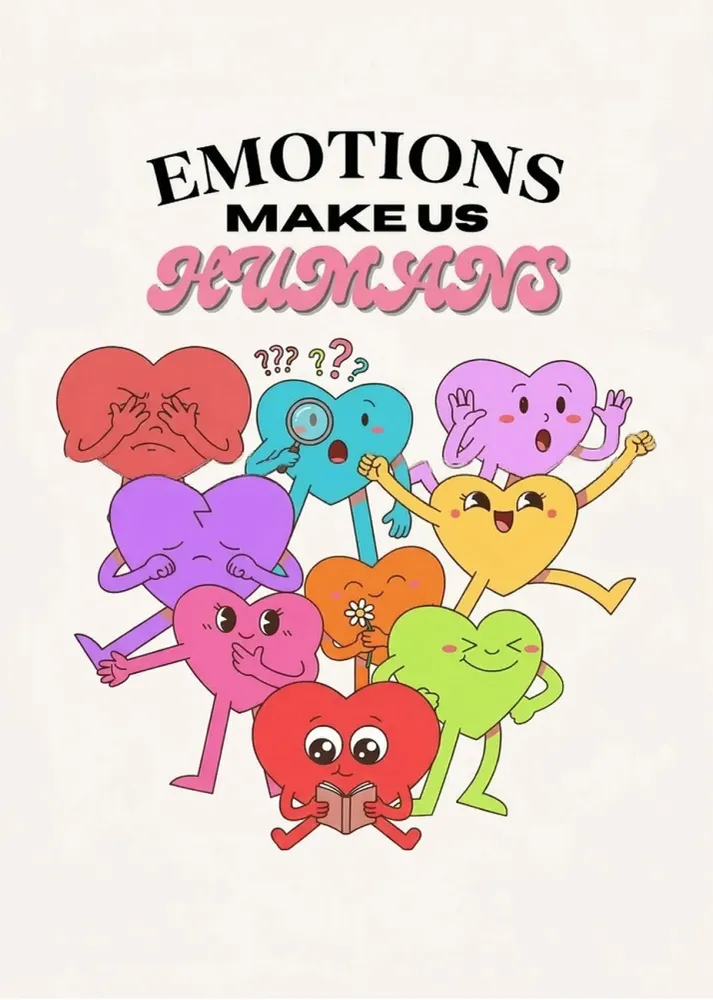 Emotions make us humans Fine Artic