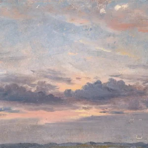 Estudio de nubes, atardecer (John Constable) Fine Artic