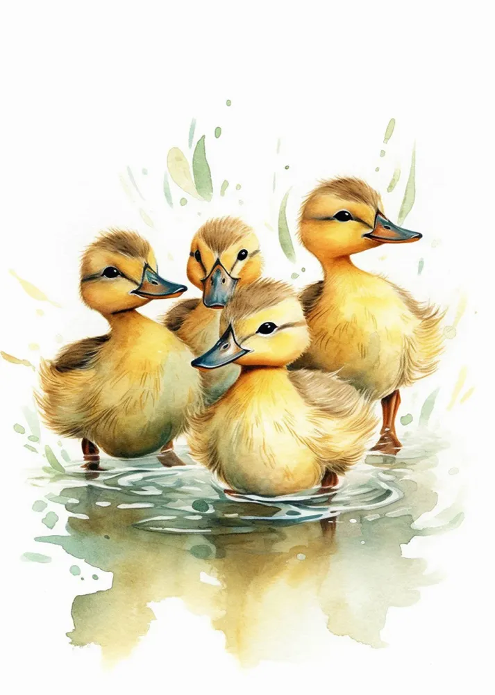 Familia de patitos Fine Artic