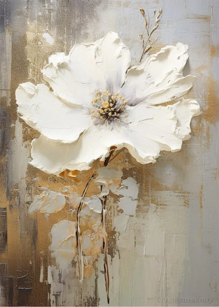 Flor blanca Fine Artic