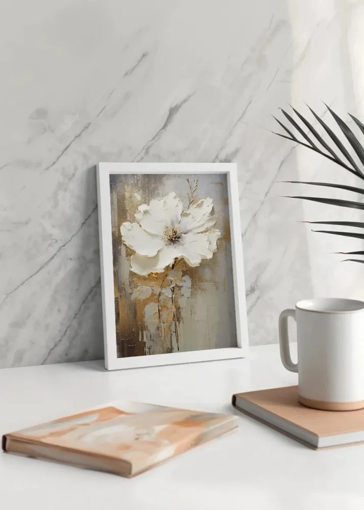 Flor blanca Fine Artic