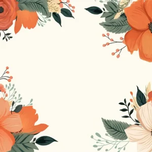 Flower Frame Fine Artic