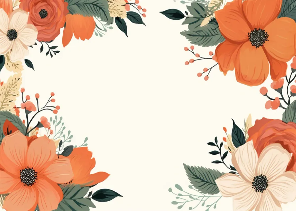 Flower Frame Fine Artic