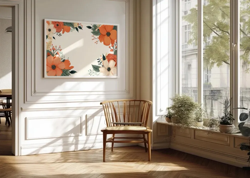 Flower Frame Fine Artic