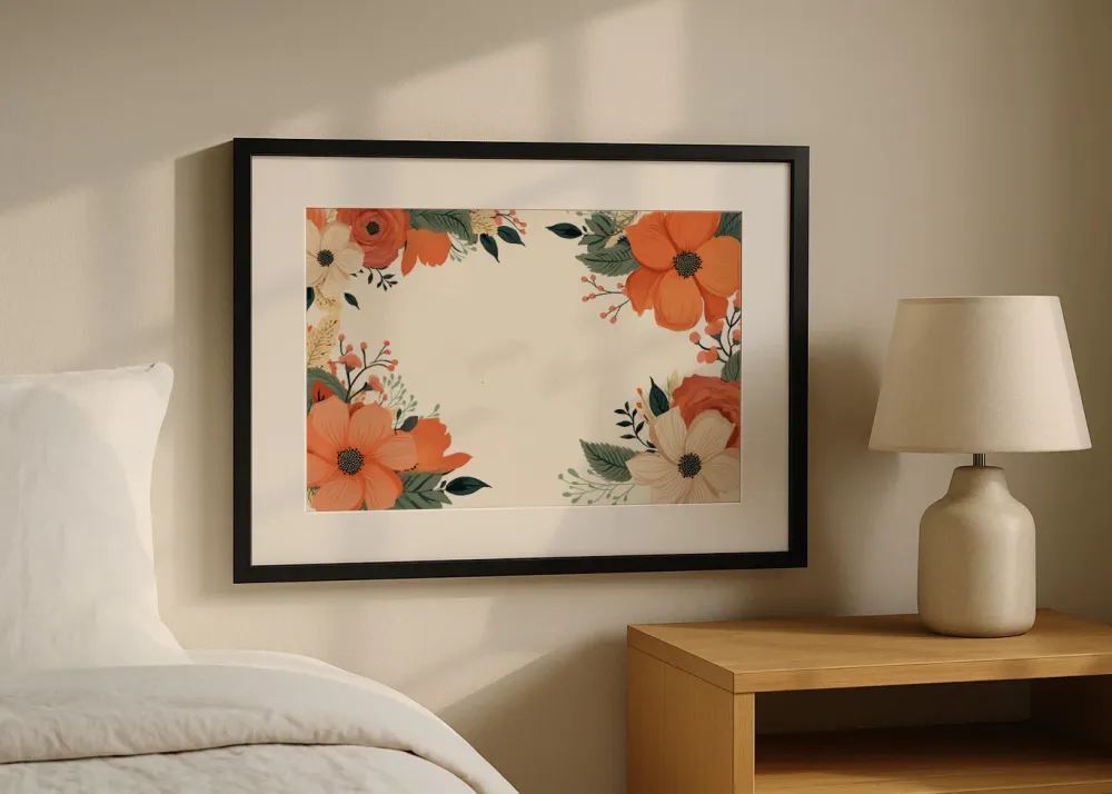 Flower Frame Fine Artic