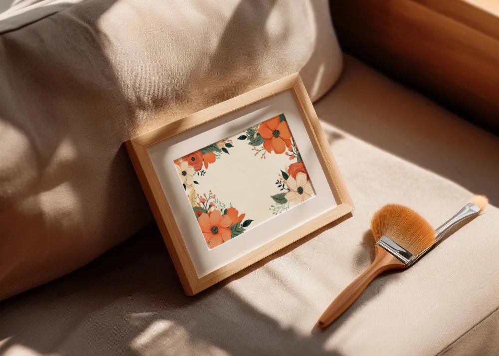 Flower Frame Fine Artic