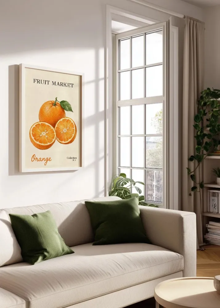 Fruit Market N.2 - Naranjas Fine Artic