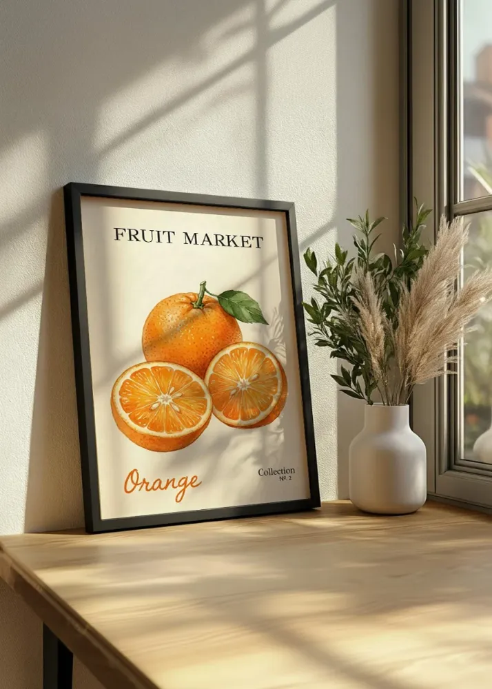 Fruit Market N.2 - Naranjas Fine Artic