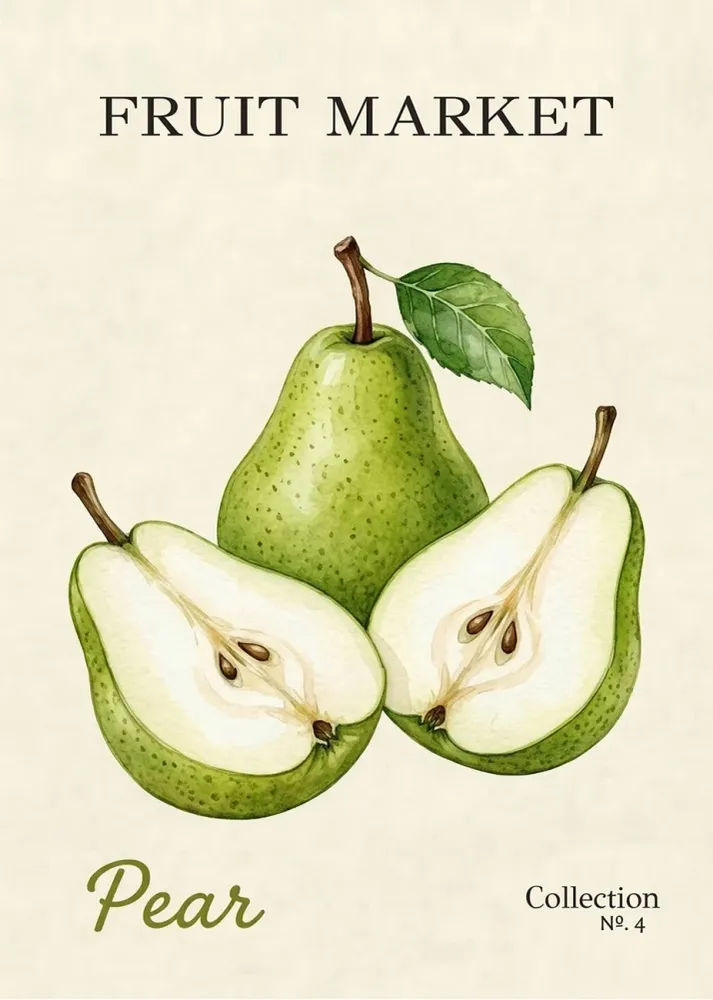 Fruit Market N.4 - Peras Fine Artic