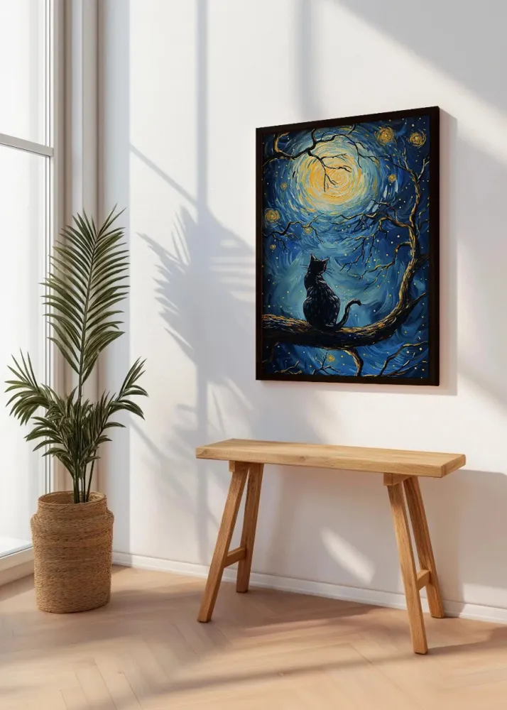 El gato de Van Gogh Fine Artic