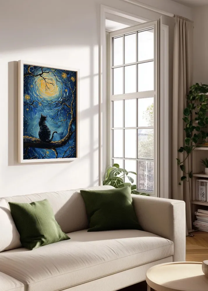 El gato de Van Gogh Fine Artic