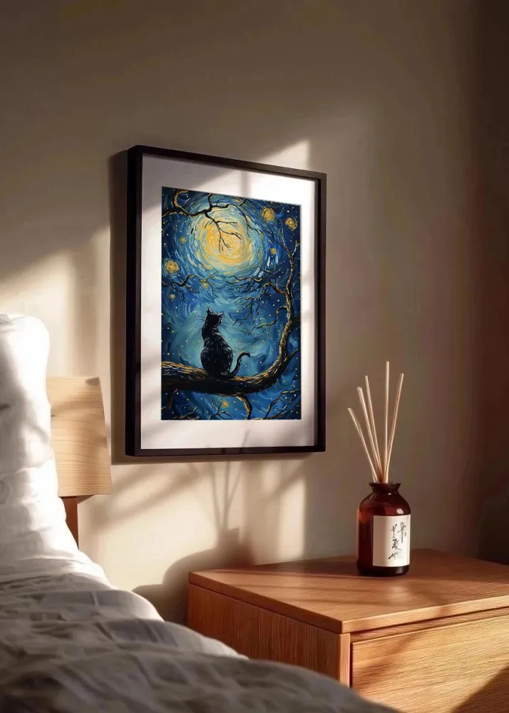 El gato de Van Gogh Fine Artic
