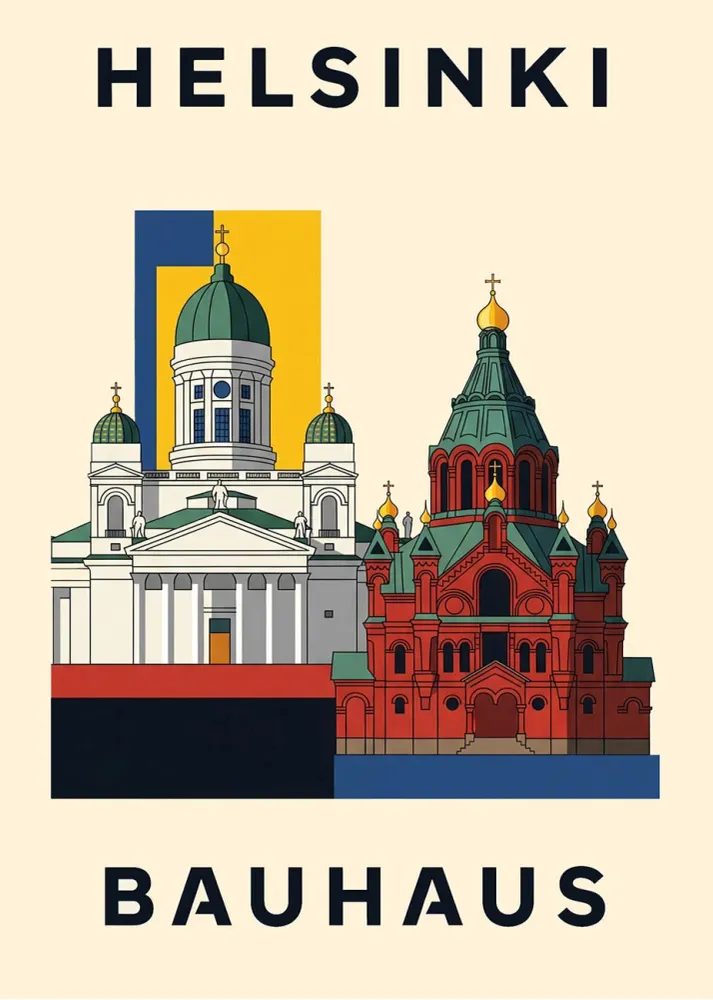 Helsinki Poster Bauhaus Fine Artic