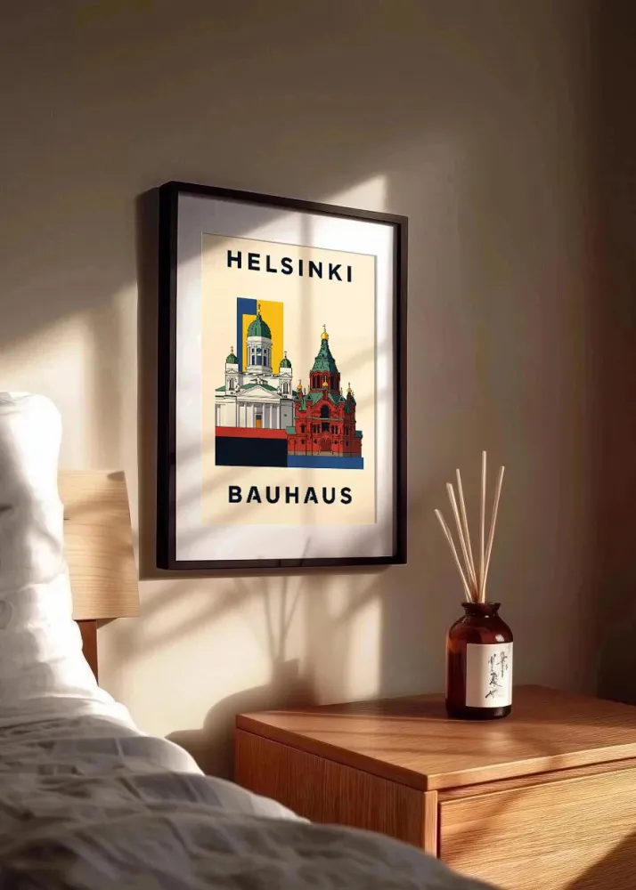 Helsinki Poster Bauhaus Fine Artic