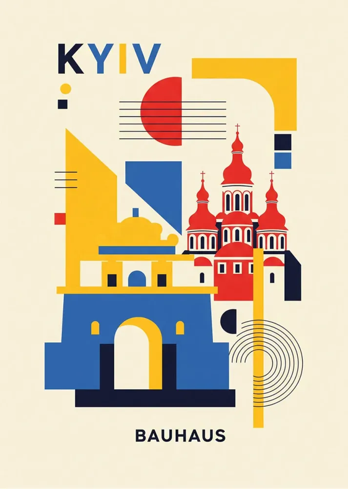 Kyiv Poster Bauhaus Fine Artic