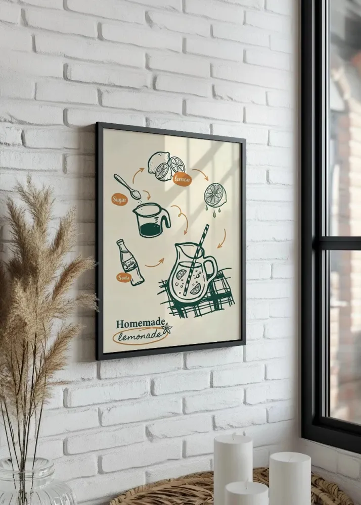 Lemonade - Decoración de cocina Fine Artic