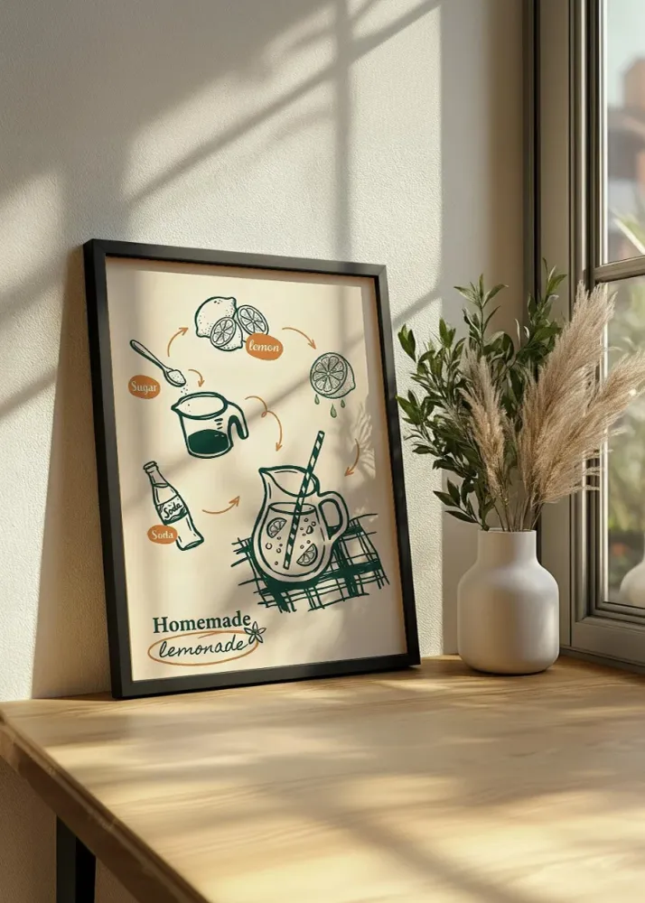 Lemonade - Decoración de cocina Fine Artic