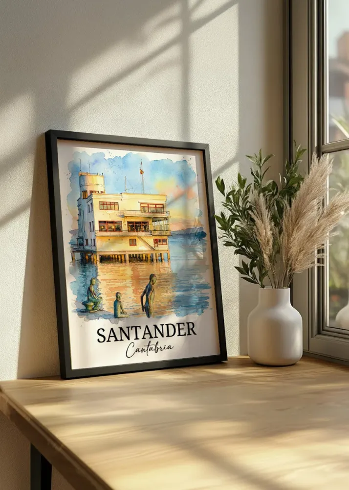 Los Raqueros de Santander - Postal Fine Artic