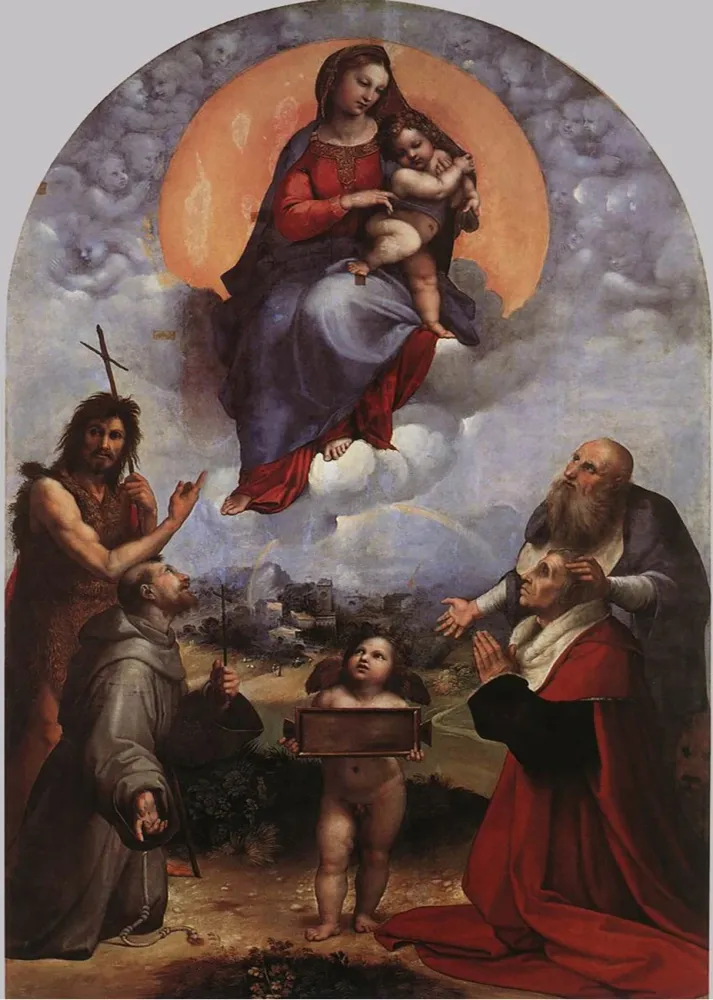 Madonna de Foligno (Rafael Sanzio) Fine Artic