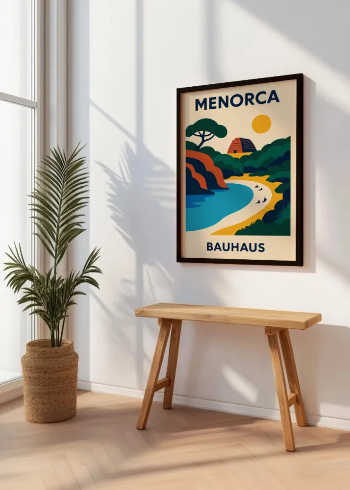 Menorca Poster Bauhaus Fine Artic