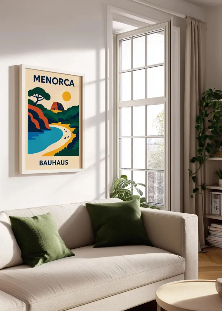 Menorca Poster Bauhaus Fine Artic