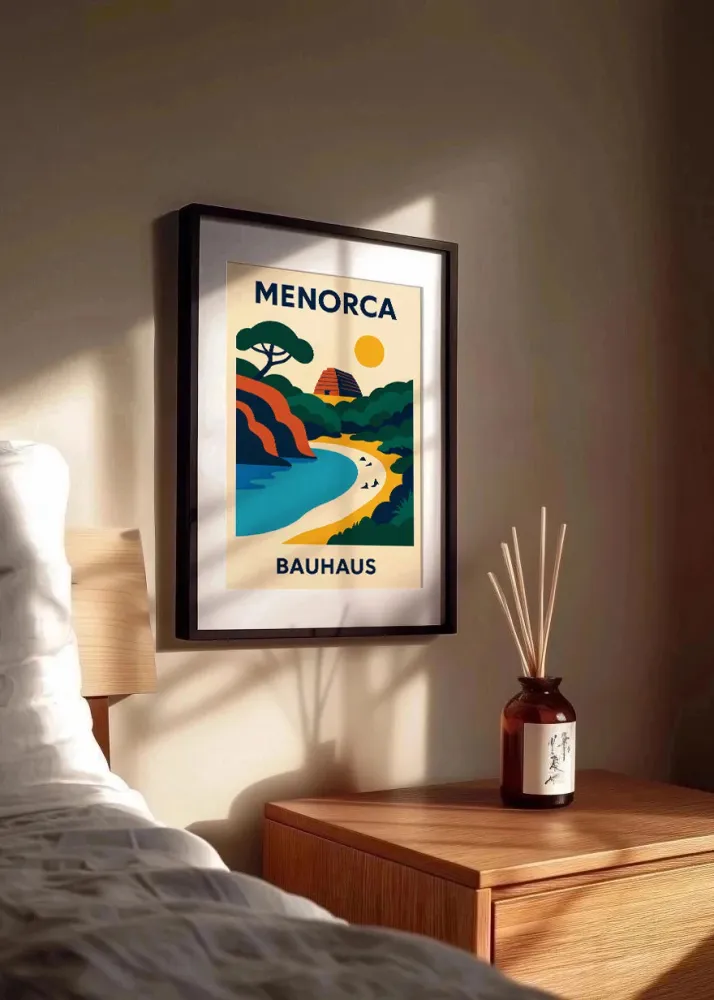 Menorca Poster Bauhaus Fine Artic