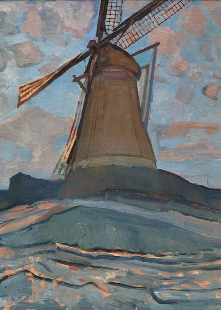 Molino de viento (Mondrian) Fine Artic
