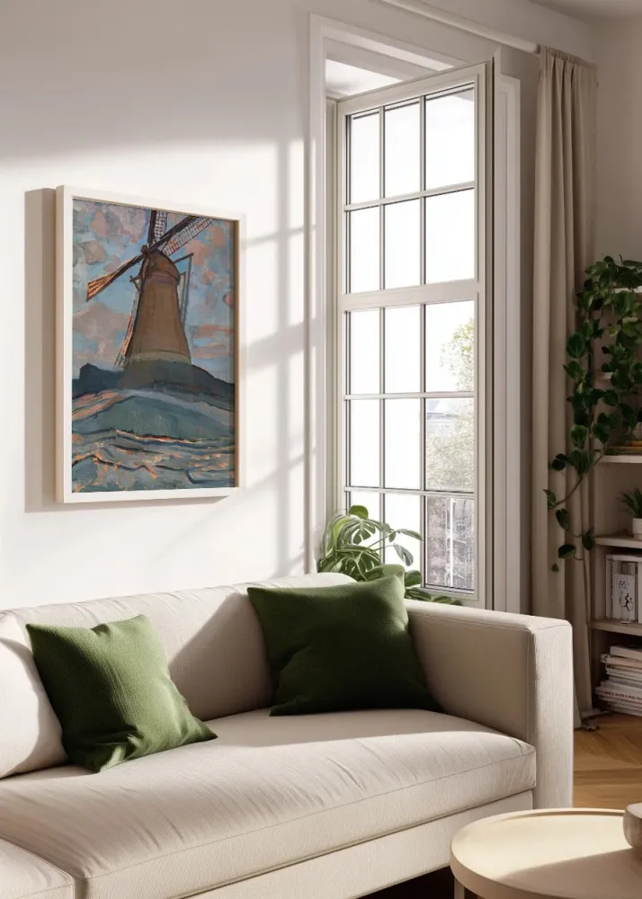Molino de viento (Mondrian) Fine Artic