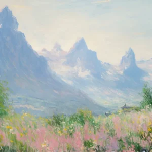 Monet mountain Fine Artic