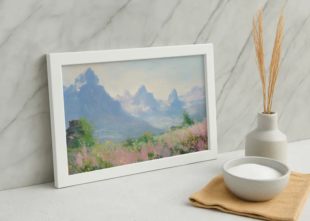 Monet mountain Fine Artic