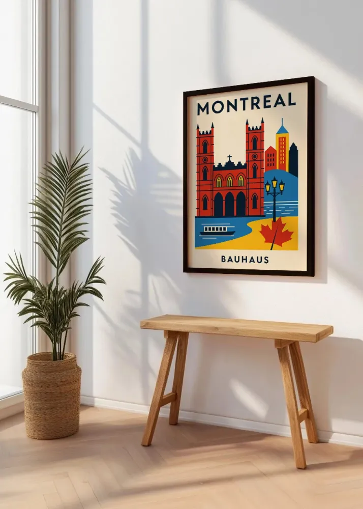 Montreal Poster Bauhaus Fine Artic
