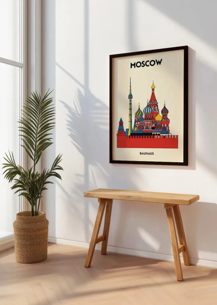 Moscow Poster Bauhaus Fine Artic