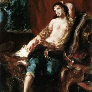 Odalisca (Delacroix) Fine Artic