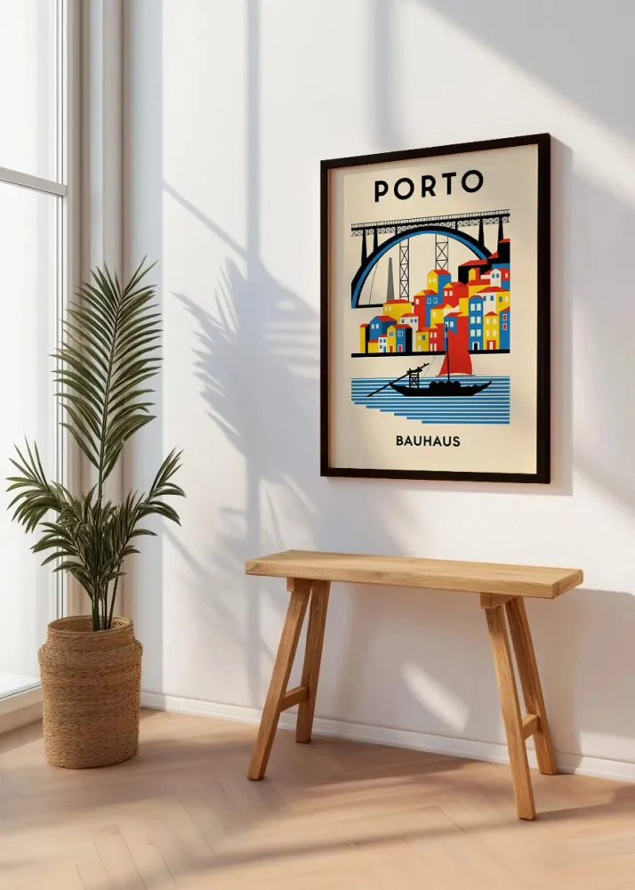 Porto Poster Bauhaus Fine Artic