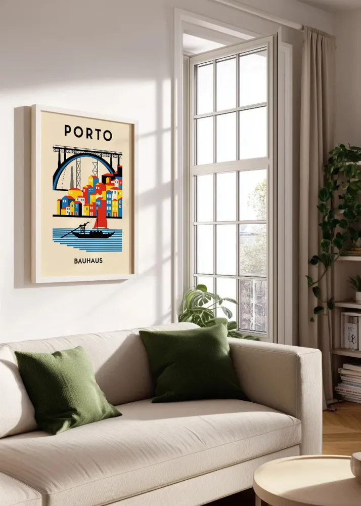 Porto Poster Bauhaus Fine Artic