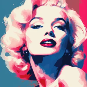 Posado de Marilyn Monroe Fine Artic
