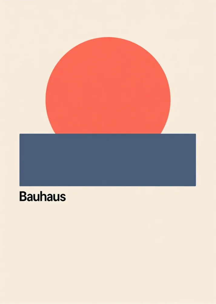 Poster Bauhaus 8 Fine Artic