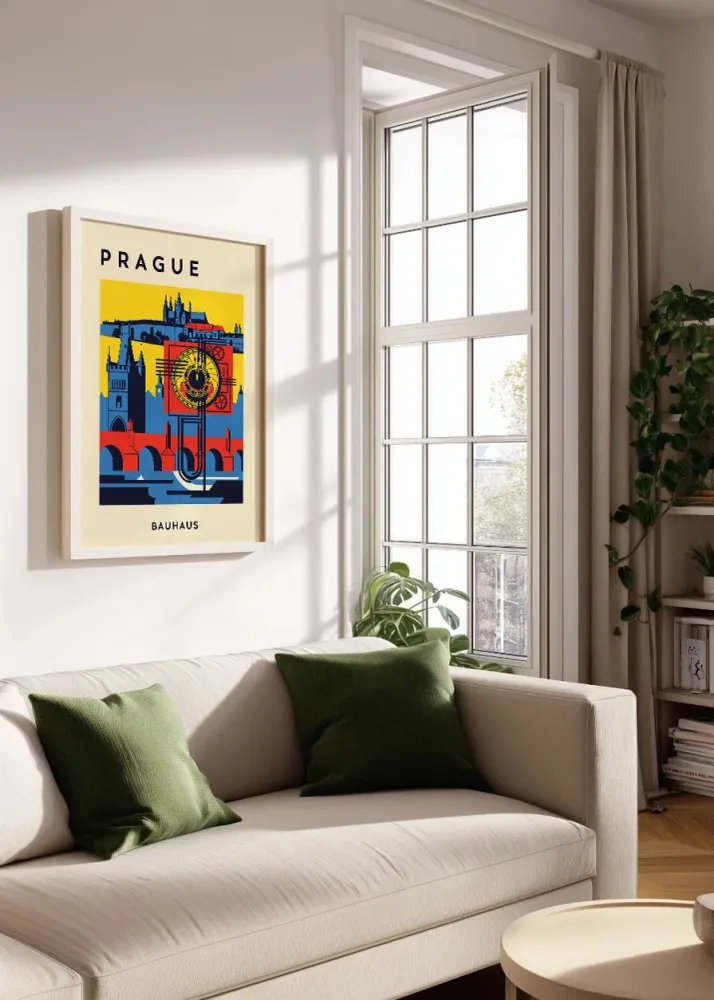 Prague Poster Bauhaus Fine Artic