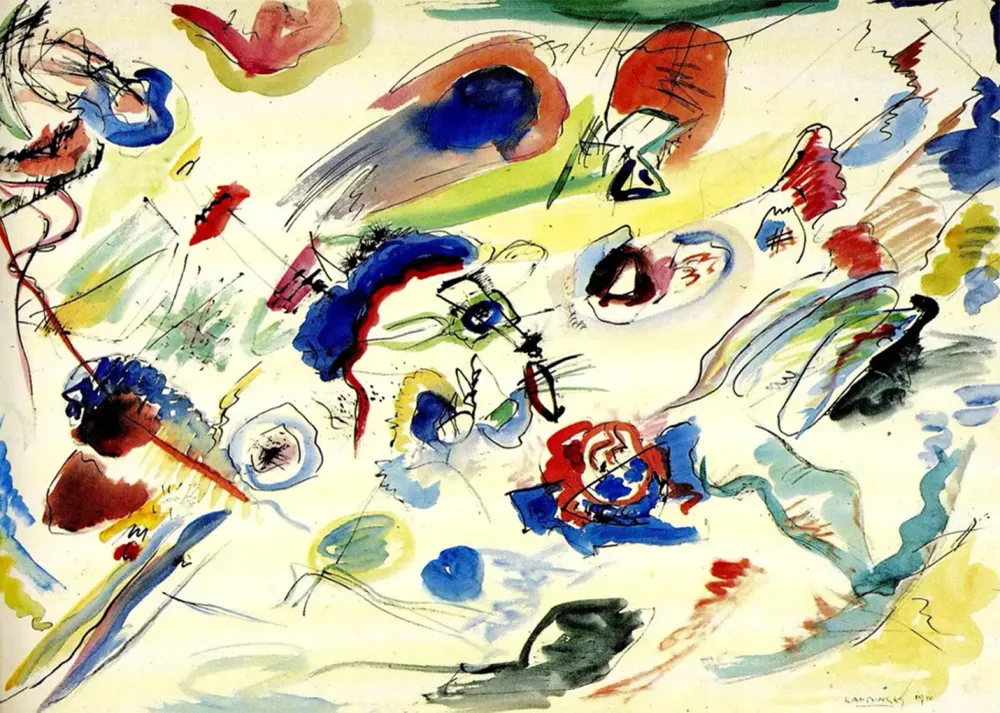 Primera acuarela abstracta (Kandinsky) Fine Artic