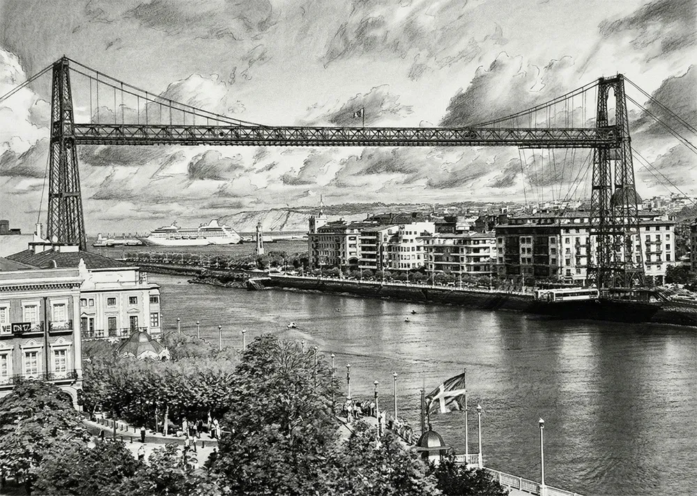 Puente de Vizcaya estilo lápiz Fine Artic