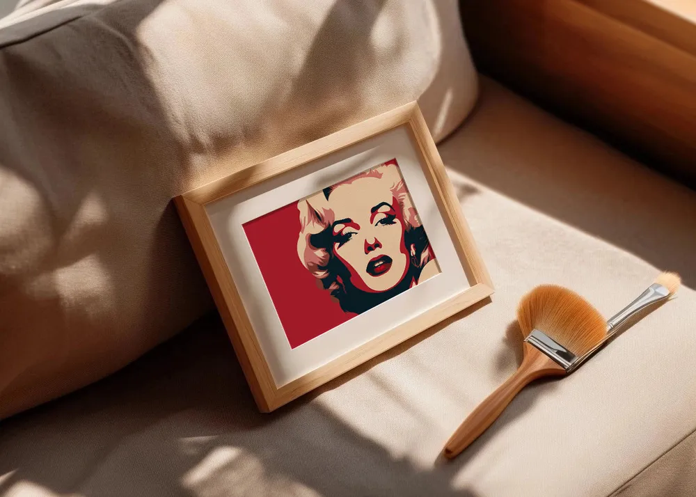 Red Marilyn Monroe Fine Artic