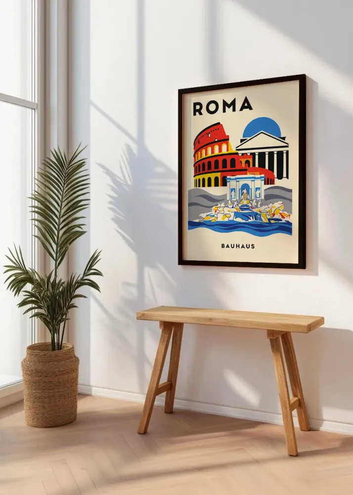 Roma Poster Bauhaus Fine Artic