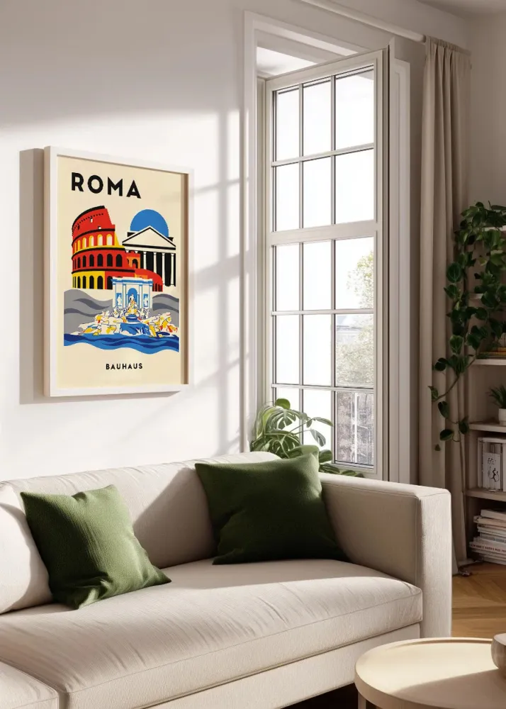 Roma Poster Bauhaus Fine Artic