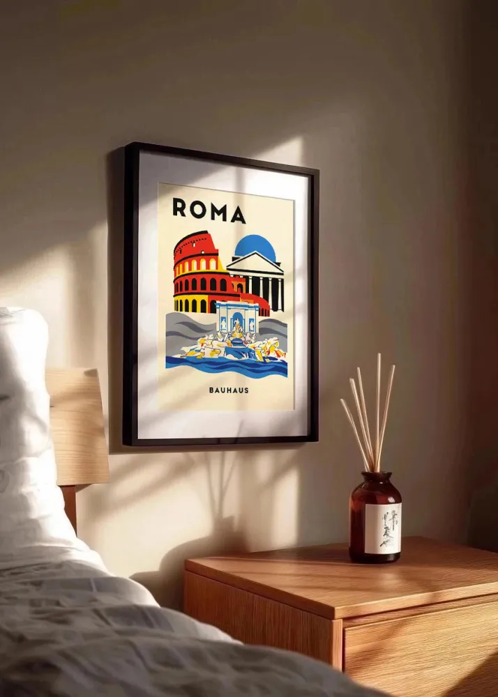 Roma Poster Bauhaus Fine Artic