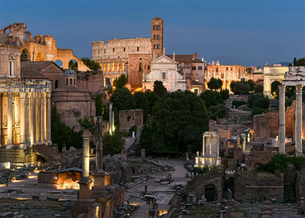 Ruinas de foro romano Fine Artic